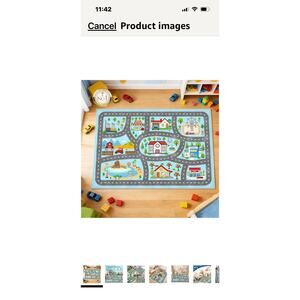 Kids' Play Rug - City